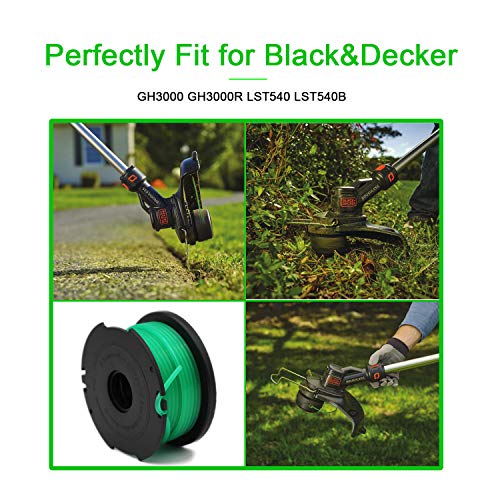 image for RONGJU 6 Pack Weed Eater Replacement Spools for Black and Decker GH300
