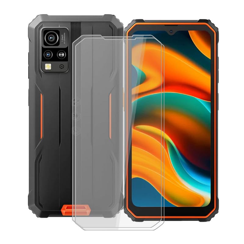 HGJTFANY Pack of 2 for Blackview BV4800 Tempered Glass (6.56 inches), 9H Hardness, Scratch-Resistant Tempered Glass Film, Screen Protector for Blackview BV4800, Bubble-Free