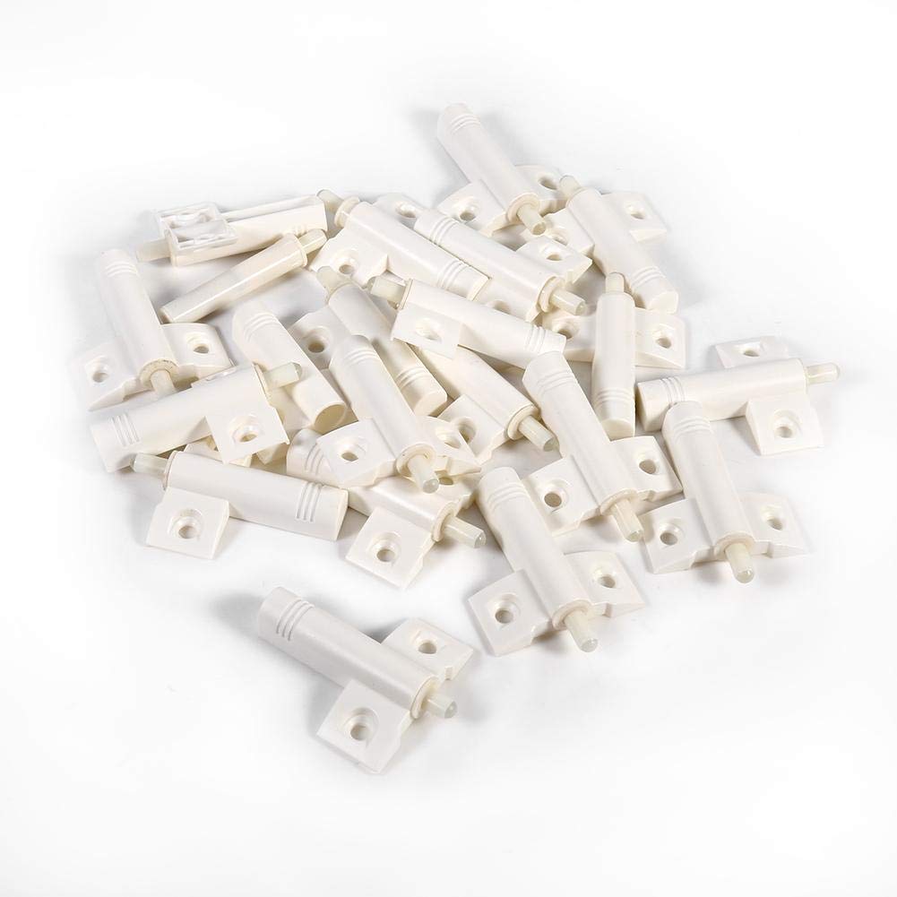 20Pcs Door Damper, Close Dampers Door Stop for Kitchen Cabinet Cupboard Drawer Closer Buffers(White)