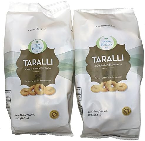 Taralli by Terre di Puglia - Mediterranean Spices 8.8 oz - 2 pack