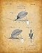 Original Fly Fishing Lures Patent Prints - Classic Cabin and Lake House Decor, Fishing Bait Accessories Wall Art, Outdoor Display and Gifts for Fishermen, Set of 4-8x10 Unframed Patent Print Poster