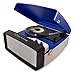 Crosley CR6010A-BL 3-Speed Collegiate Portable USB-Enabled Turntable - Blue