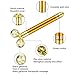 Beauty Bar 24K Golden Pulse Facial Massager,Electric Depuffer 3D Roller Skin Care Massage Firming Tool for Sensitive Skin Anti-Wrinkles and Lifting