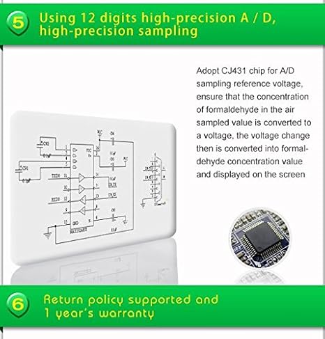 Termometro Humedad Detector detector de formaldehido ...