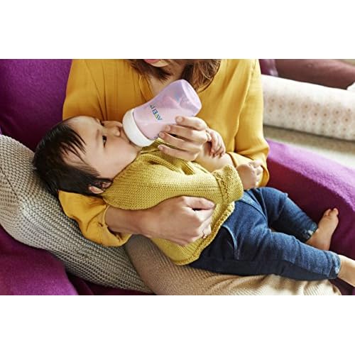 philips avent natural baby bottle pink gift set