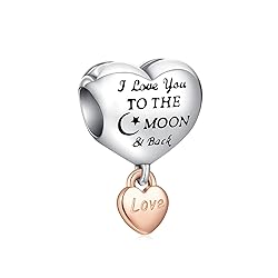 Alstade Love You to The Moon and Back Charm 925