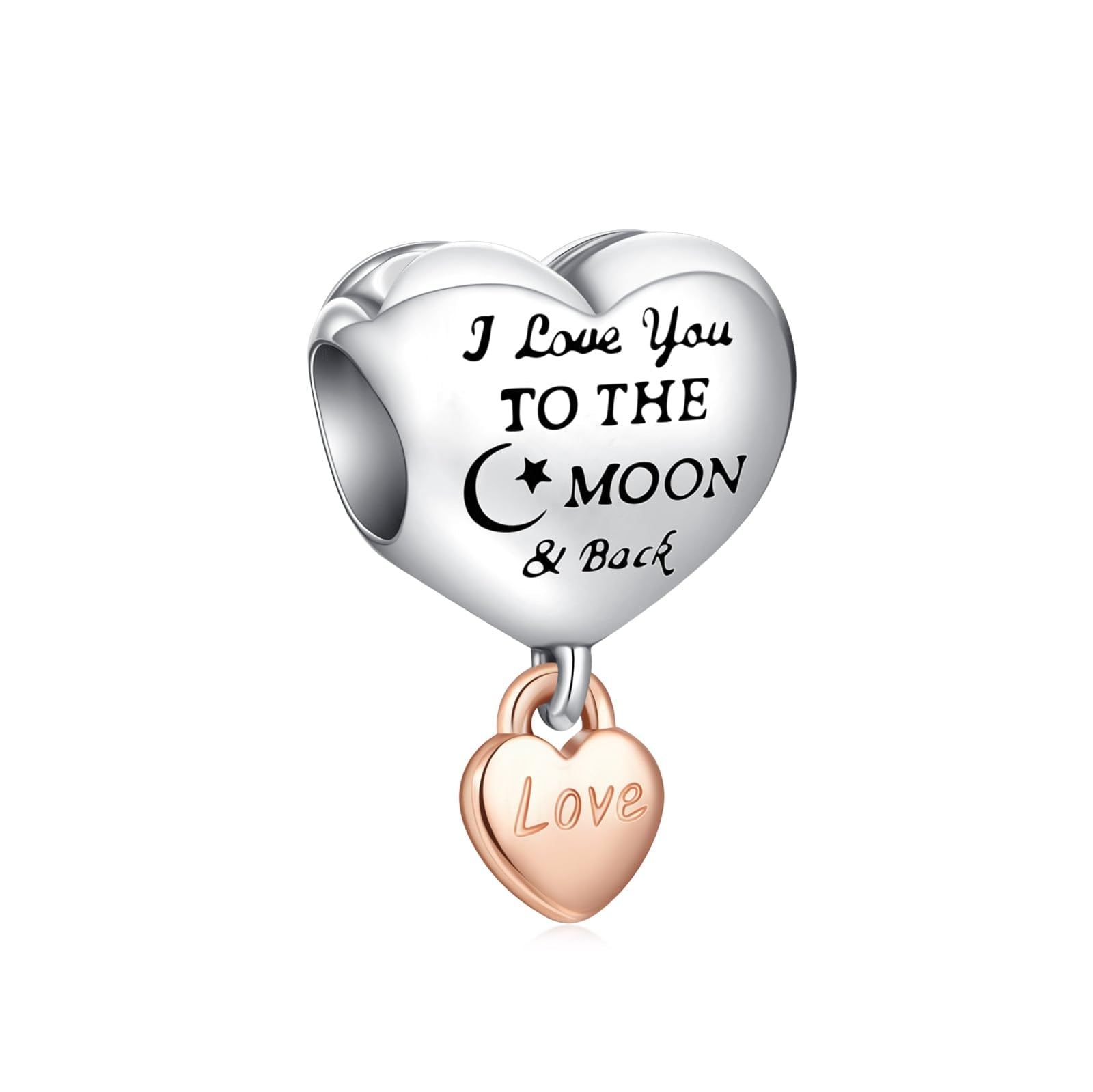Alstade Love You to The Moon and Back Charm 925