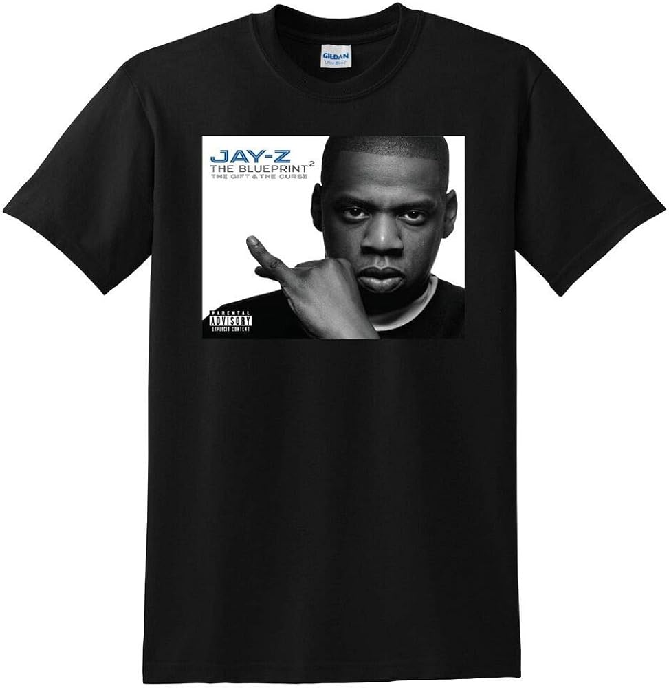 Jay Z T Shirt The Blueprint 2 Gift and A Curse Graphic Top Printed Tee