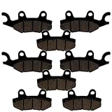 Caltric Brake Pads Fits Yamaha Rhino 700 YXR700 FI 4x4 Sport Edition 2009-2013 Front Rear Brakes