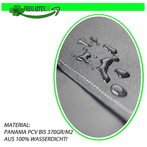 freigarten.de Ersatzdach für Pavillon 3x3 Meter Sand Antik Pavillon Wasserdicht Material: Panama PCV Soft 370g/m² extra… – Bild 6