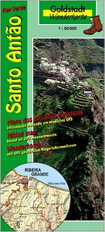 Santo Antao 1 50 000 Goldstadt Wanderkarte Mit Gps Gest Tzten