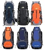 Susufaa 50L(45+5) Hiking Backpack Daypack Waterproof Outdoor Sport Camping Fishing Travel Climbing Mountaineering Cycling Skiing