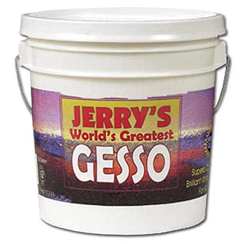 Jerry's World's Greatest Gesso Primer Paint Highly Pigmented Bright