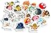 Star Wars Angry Birds Erasers Collection Set of 24 Toys