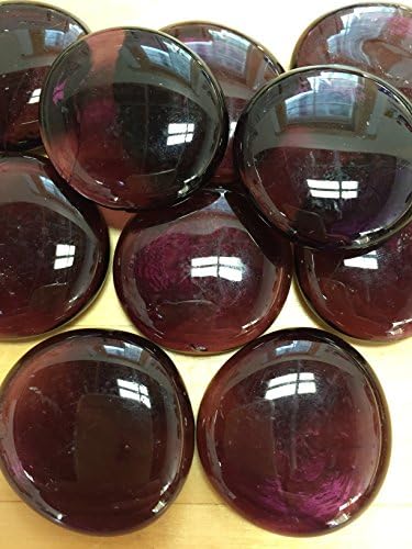 Sun and Moon Glass Gems/ Violet Glass Gems, Large