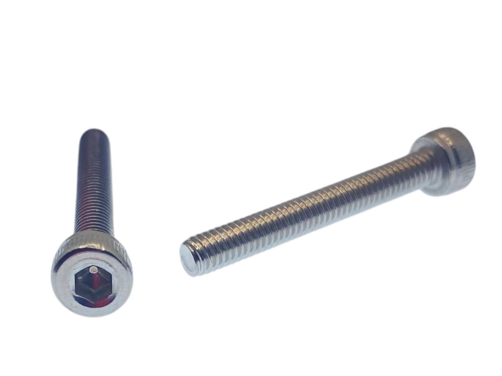 M4 x 30mm Allen Socket Head Cap Screws (20pk) - ISO 4762 A2-70 Stainless Steel Allen Hex Drive Machine Screws - Full Thread Metric Fasteners for DIY, Engineering, 3D Printing M2 M3 M4 M5 M6 M8 (20pk) — image 1