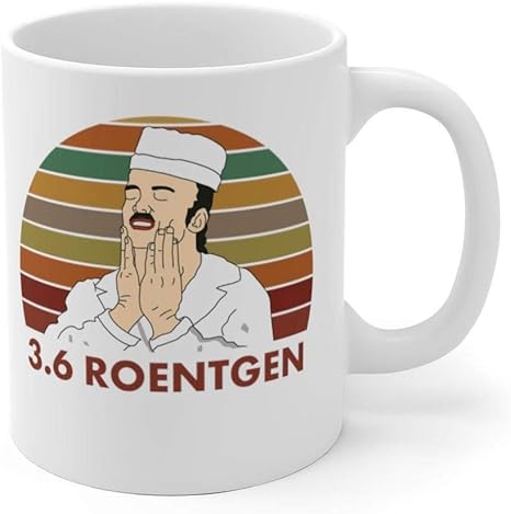 Amazon Com Alexlolstore 3 6 Roentgen Chernobyl Nuclear Reactor Comrade Dyatlov Feel Good Meme Mug Christmas Gifts Kitchen Dining