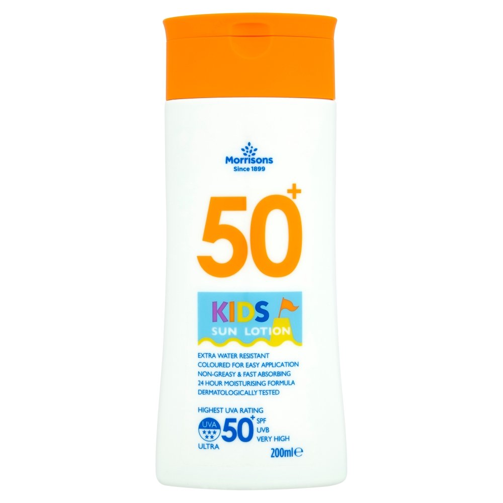 Morrisons 50+ Kids Sun Lotion, 200ml