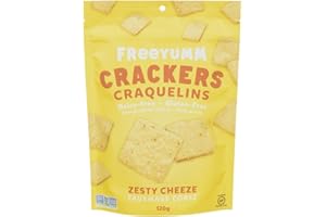 FREEYUMM Zesty Cheeze Crackers, 120 GR