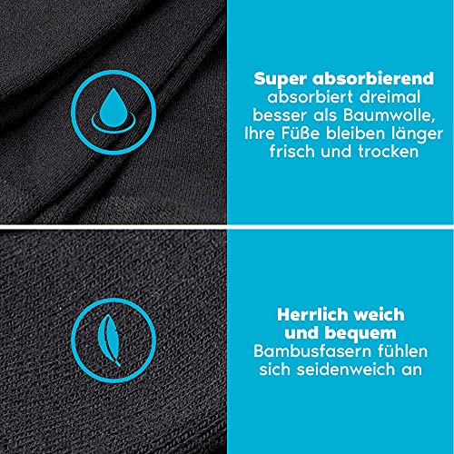 Shoefresh Bamboe Sokken | Voordeelverpakking: 7 paar | Anti-Zweetsokken | Antibacterieel | Super Absorberend | Zacht en… - Image 7