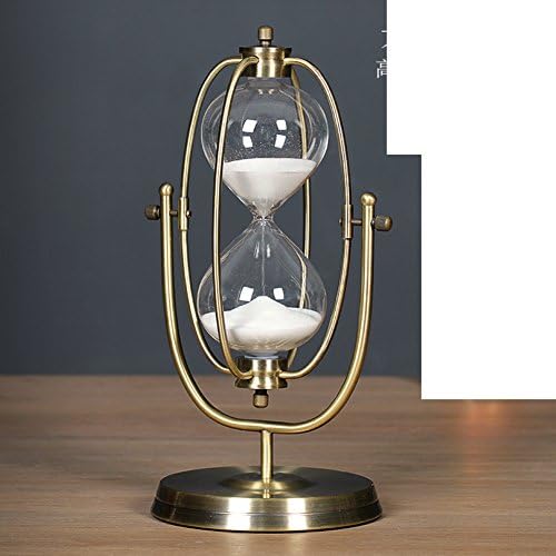retro metal hourglass ornaments display decoration-A