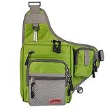 MadBite SlingBack Fishing Backpack Soft Fishing Tackle Bag Gives Surf Fishing and Bank Fishing Anglers Easy Portable Tackle Storage - Great as Messenger bag and Sling Bag