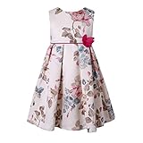 Richie House Girls' Sweet Flower Dress Size 2-12Y RH2218