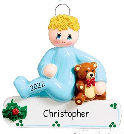 baby's second christmas ornament 2018