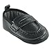 Luvable Friends Boy's Slip-on Shoe (Infant), Black, 12-18 Months M US Infant