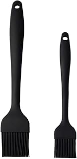 2er Grill Pinsel, Silikon Backpinsel für BBQ Küchenpinsel Öl Pinsel für Pfanne Professionelle Küche Backen Kochen BBQ Pinsel