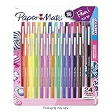 Paper Mate Flair Felt Tip Pens, Medium Point (0.7mm), Limited Edition Candy Pop Pack, 24 Count