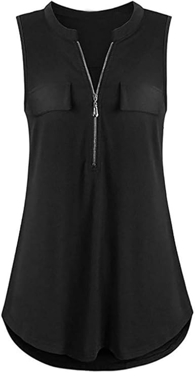 sleeveless blouse for interview