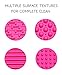 LA FERRA | Makeup Brush Cleaner | Best Cleaning Mat for Washing Rinsing and Preserving Professional Cosmetic Brushes | Portable Size Silicone for Travel Use | 7 x 5.5 Inches | Butterfly Shaped Tool