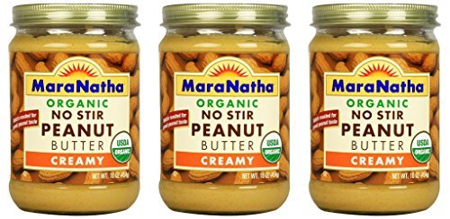 Maranatha Organic Creamy Peanut Butter No Stir (3x16 OZ) by Maranatha Natural Foods