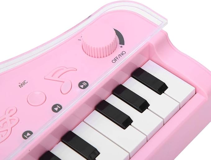 31Key Electric Grand Piano Toy, Electric Piano, for Children Kids(Pink
