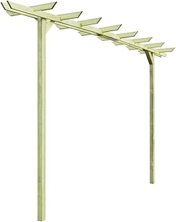 vidaXL Kiefernholz Imprägniert Pergola Pavillon Rosenbogen Holzbogen Spalier