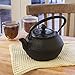 Primula Black Hammered 40 Ounce Cast Iron Teapot