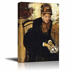 Portrait of Mary Cassatt by Edgar Degas Print...