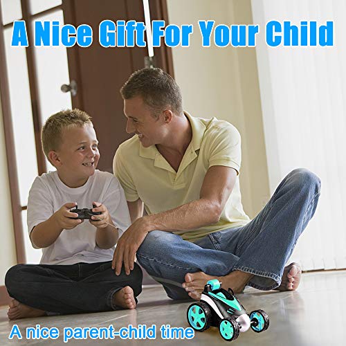 image for SUUKAA RC Stunt Car for Kids,Remote Control Car,360 Degree Flip,90 Der