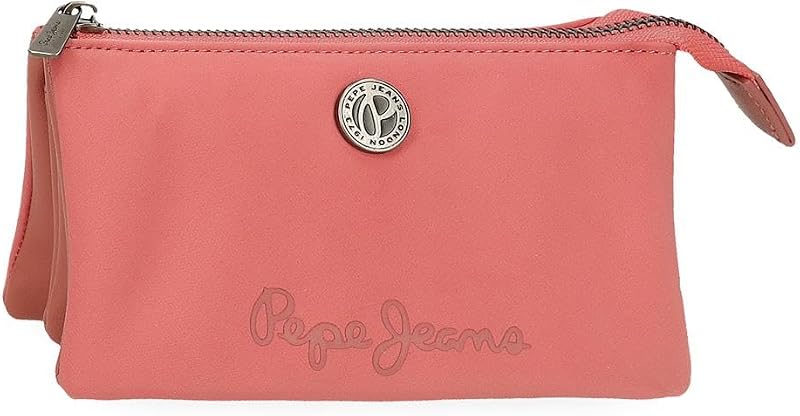 Corin Geldbörse mit DREI Fächern, Rosa, 17,5 x 9,5 x 2 cm, Polyester und PU von Joumma Bags, Rosa, Talla única, Geldbörse mit DREI Fächern