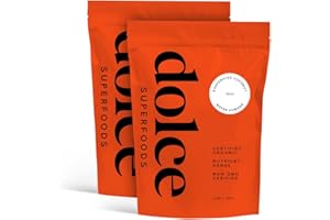 DOLCE SUPERFOODS Coconut Water Powder - Rehydrate Electrolyte Drink Mix Powder - Water Flavoring & Enhancer - Coconut Flavoring - Energy Drink Powder for Hydration (Pack of 2)