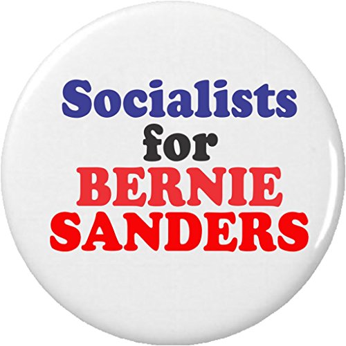 Socialists for Bernie Sanders 1.25â€ Button Pin President Support Election