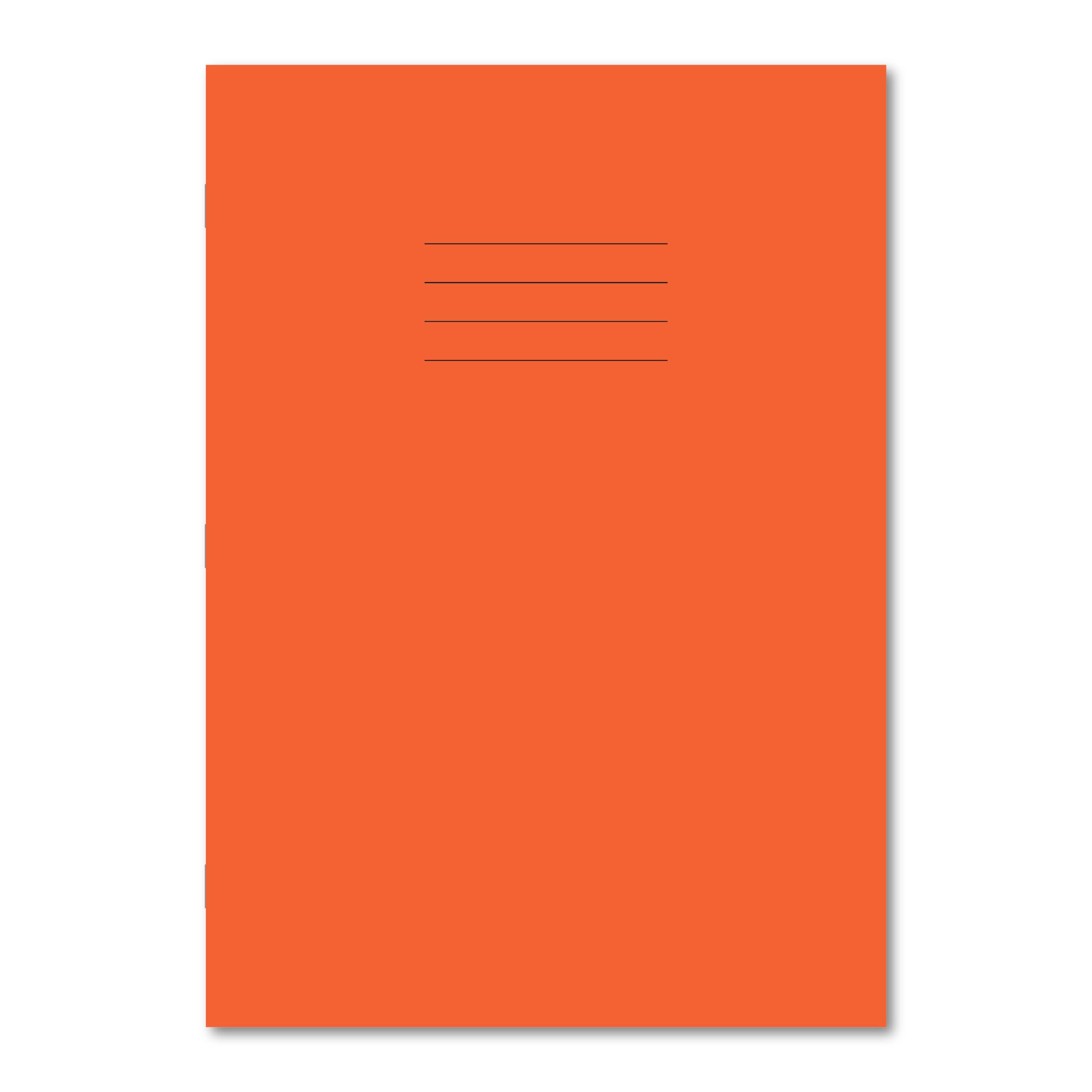 Hamelin A4 5 mm Squared 80 Pages Exercise Book - Orange (Pack of 50)