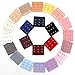 KLOUD City 22 pcs Assorted Colors Women 3-Hook 3 Rows Spacing Bra Extender Strap