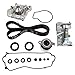 CNS Timing Belt Kit, Water Pump, & Valve Cover Gasket Set Compatible with 88-95 Honda 1.5L 1493CC L4 SOHC, (16 Valve), D15B1/B2/B6/B7/B8