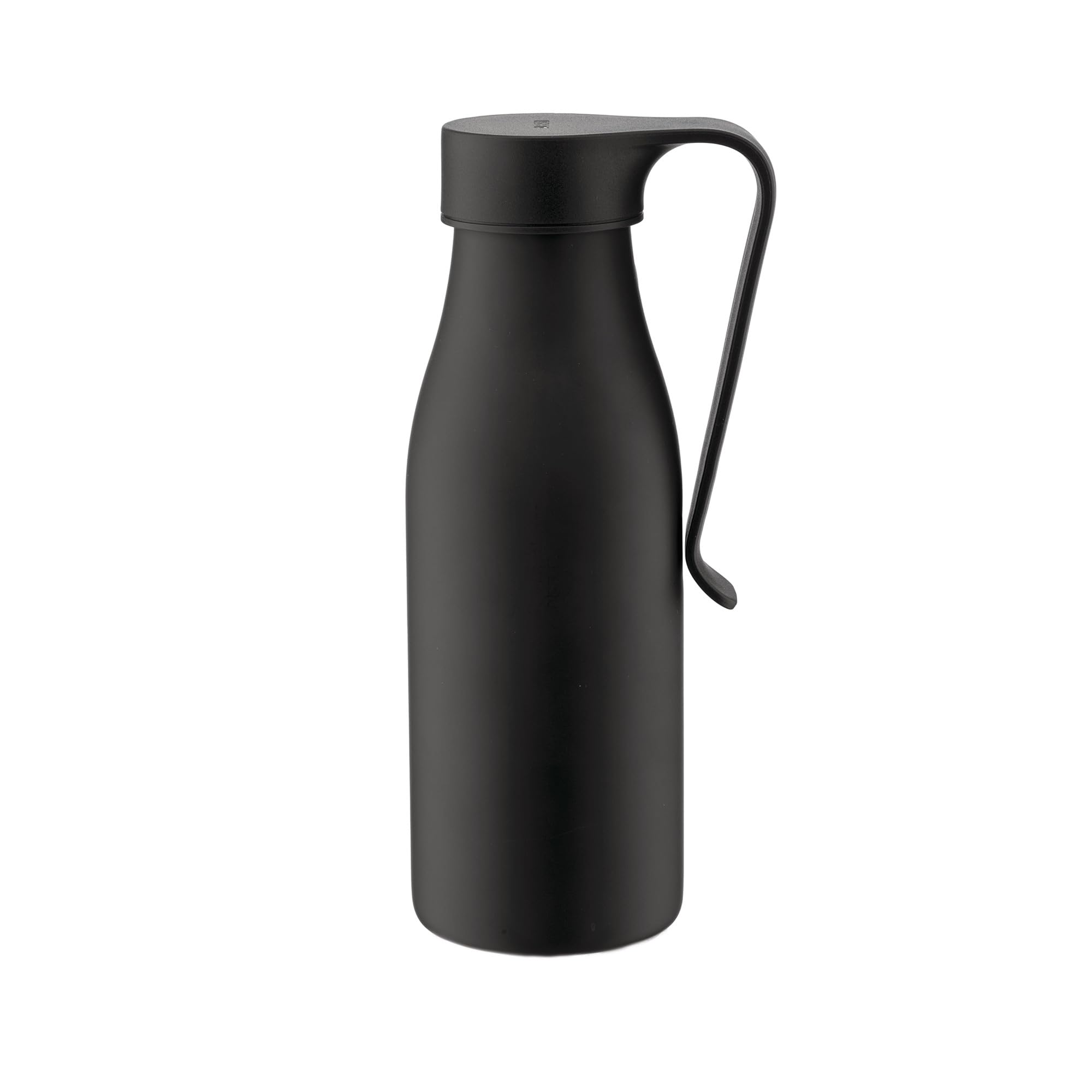 Alessi Away AST01 DG - Double Wall Thermo Insulated Bottle with Infuser and Filter, in Colored 18/10 Stainless Steel, 500 ml, Dark Grey