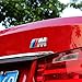 COGEEK 3D Metal Sport ///M Front Hood Grill Grille Badge Emblem Stickers Screws Car Styling Accessories for BMW M3 M5 X1 X5 X6 E39 E60