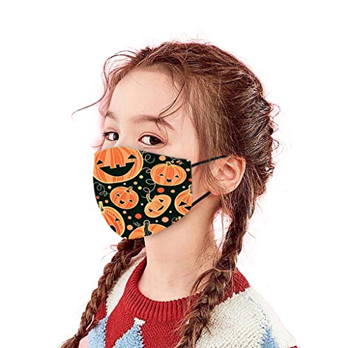 BCDJ Reusable Christmas Color Face Bandanas with Elastic Strap Earloops Balaclava Colors M, Washabl