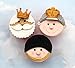 Efivs Arts Crowns Form Princess Queen 3D Silicone Mold Fondant Mold Cupcake Cake Decoration Tool 3.3