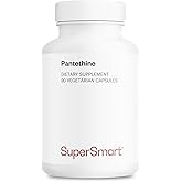 Supersmart - Pantesin Pantethine 600 mg per Day (Pantothenic Acid) - Active Vitamin B5 Supplement | Non-GMO & Gluten Free - 90 Vegetarian Capsules